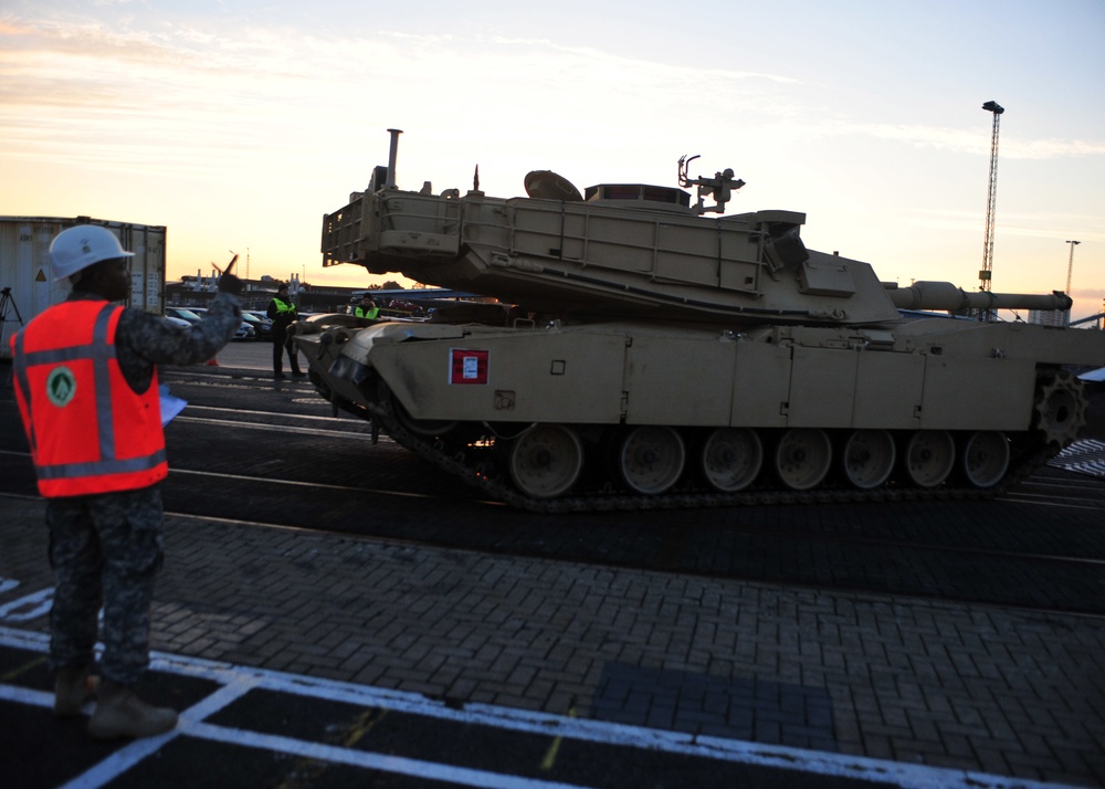 Planes, Trains and Ferries: 1/1 CAV equipment arrives in Europe
