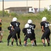 Smith Middle School Football Team warms up