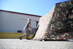 Marines learn about new Arctic shelter