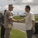 Japan Minister of Defense Eto makes first visit to Okinawa