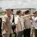 Japan Minister of Defense Eto makes first visit to Okinawa