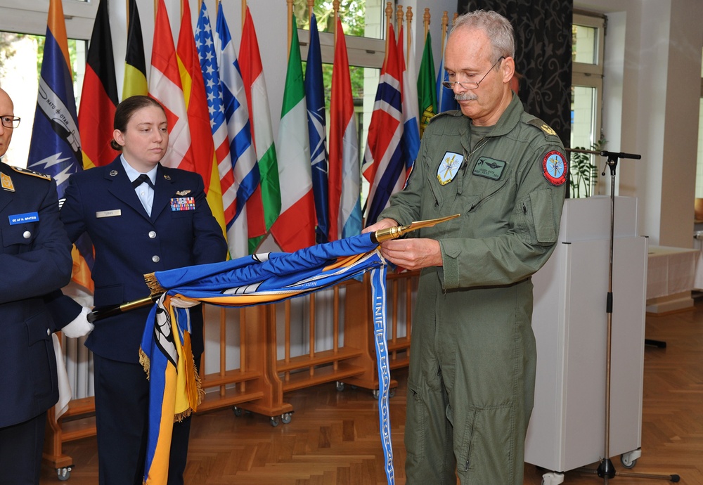 Component receives pennant for Operation Unified Protector