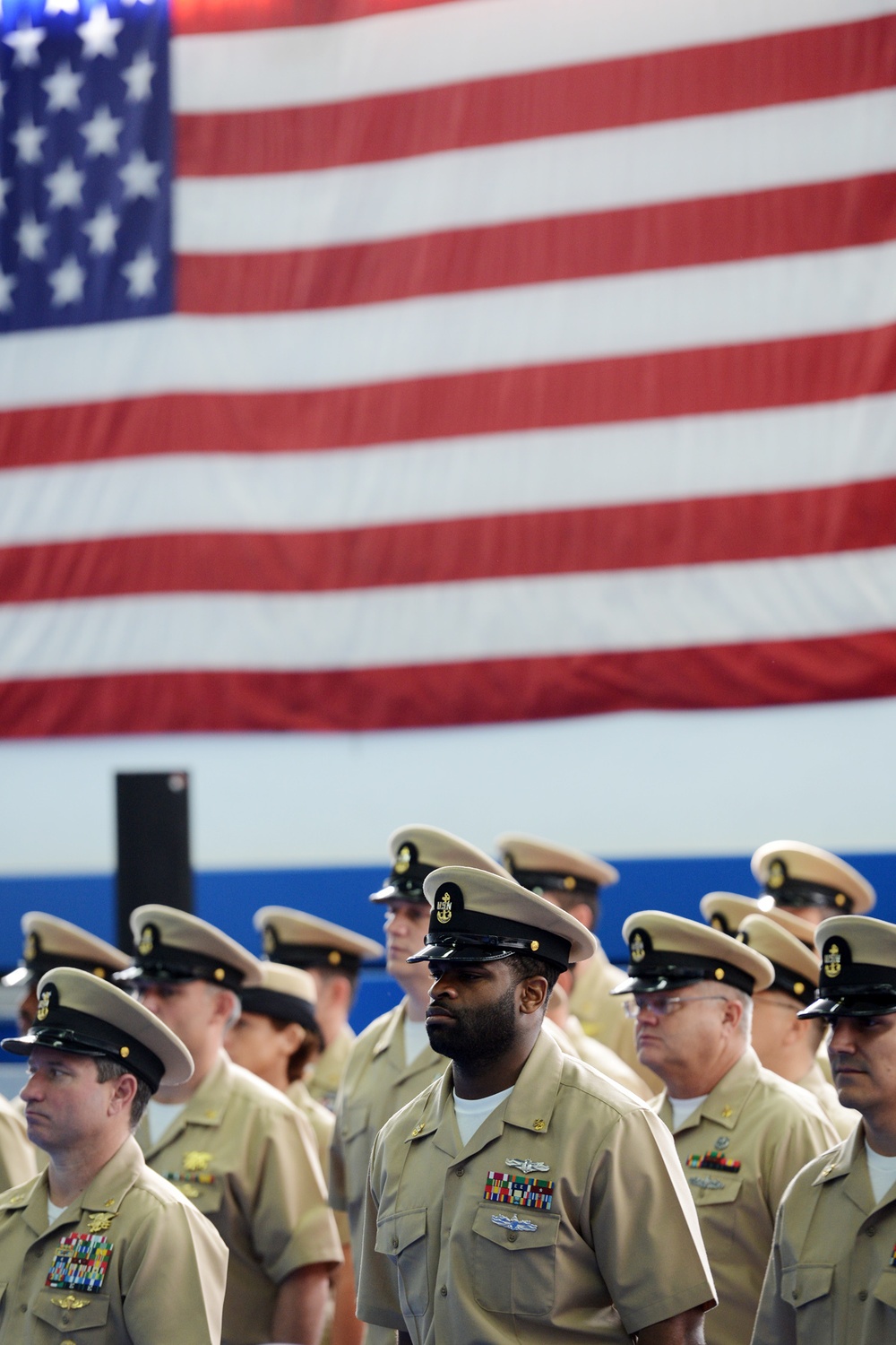 US Navy chief petty officer pinning ceremony