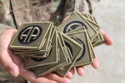 82nd CAB Combat Patch ceremony