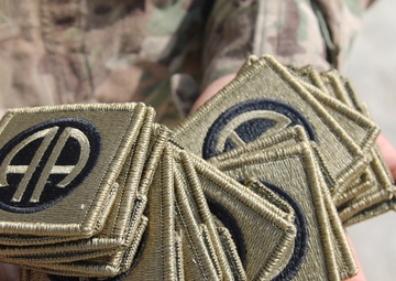 HHC, 82nd CAB receive combat patches