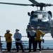 USS Forrest Sherman conducts vertical replenishment, designated landing qualifications with Sea Knight