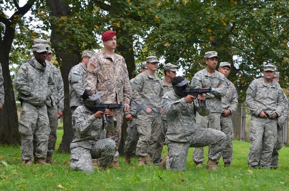 Michigan Army National Guard and US Army 173rd MPs in Latvia