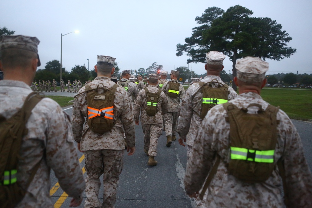 Marine Wing Headquarters Squadron 2 Conditioning Hike