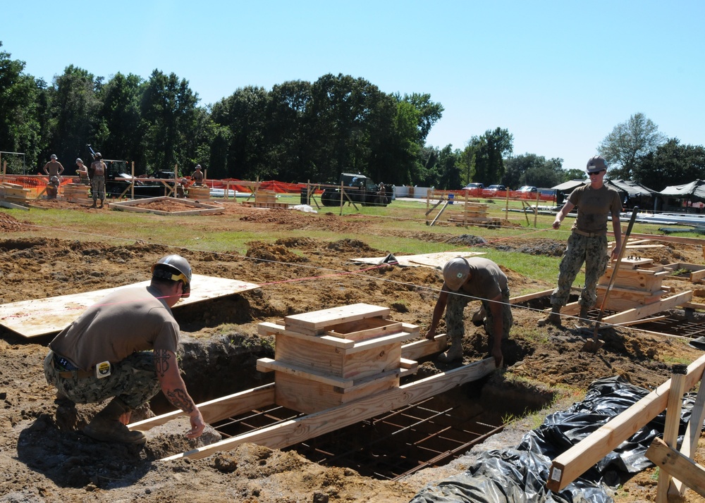 NMCB 1 works on equine facility