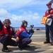 USS Sterett air crew firefighting exercise