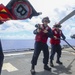 USS Sterett air crew firefighting exercise