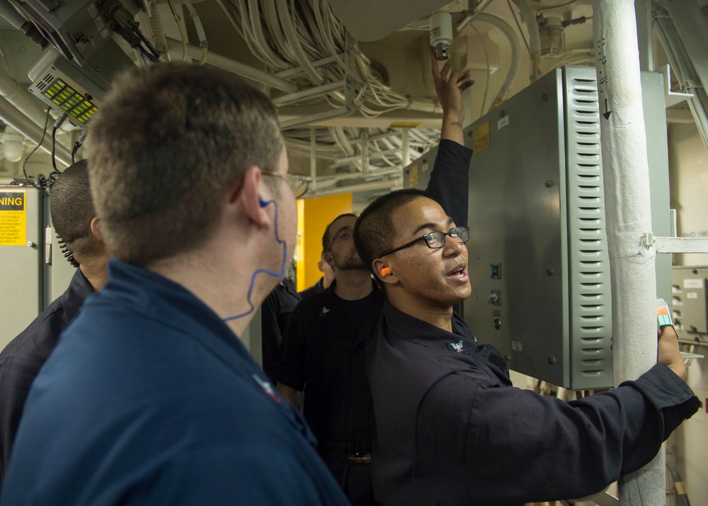 USS Gridley operations