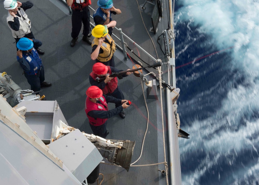 USS Dewey operations