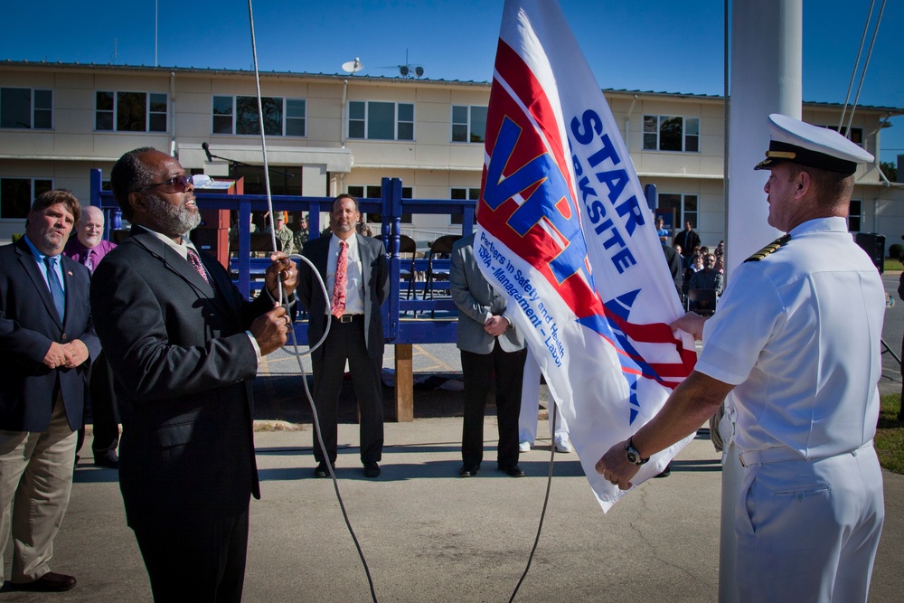 Naval Surface Warfare Center Indian Head raises Star Site status flag