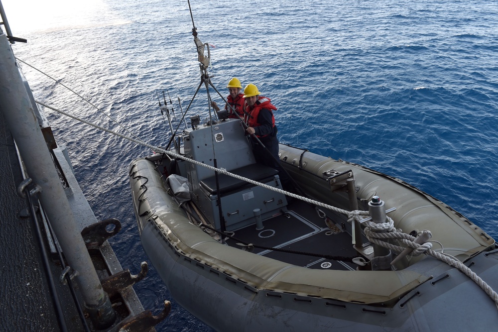 USS Vicksburg activity