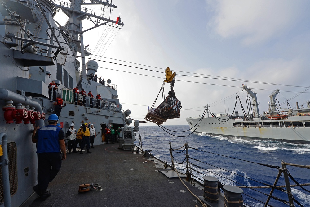 USS Cole replenishment