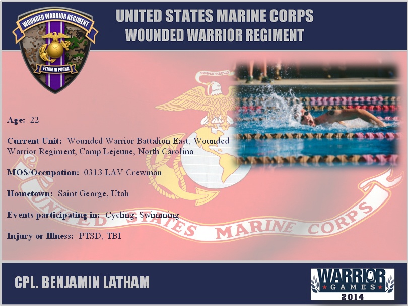 2014 Warrior Games Marine Team Athlete Profile