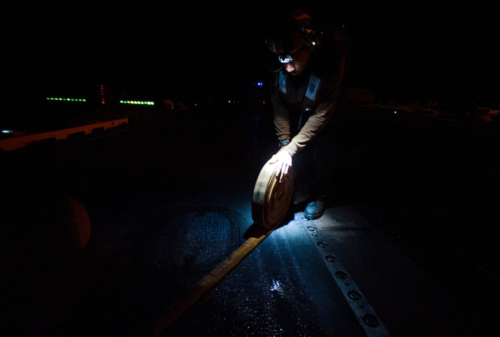 USS George Washington flight deck operations