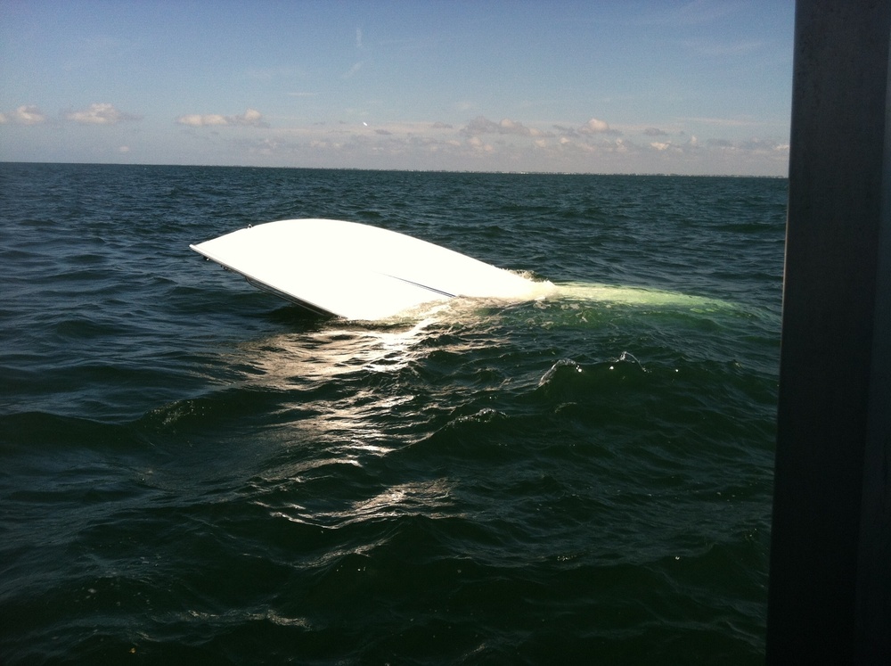 Coast Guard assists partner agencies after boat capsizes