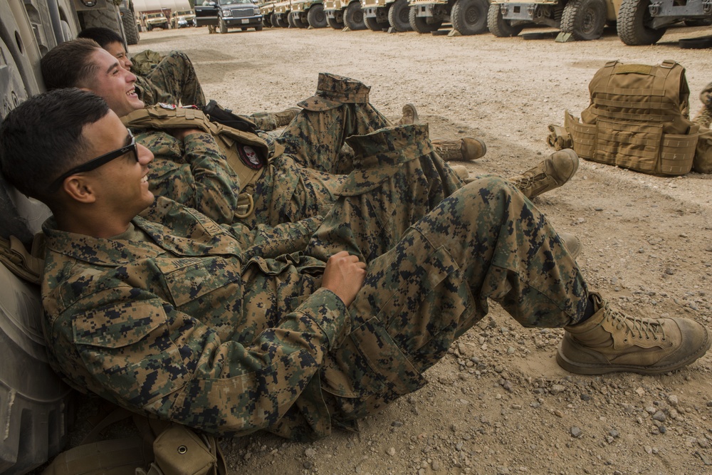 CLB-6 Marines participate in the Mountainous Driver Course at Mountain Warfare Training Center