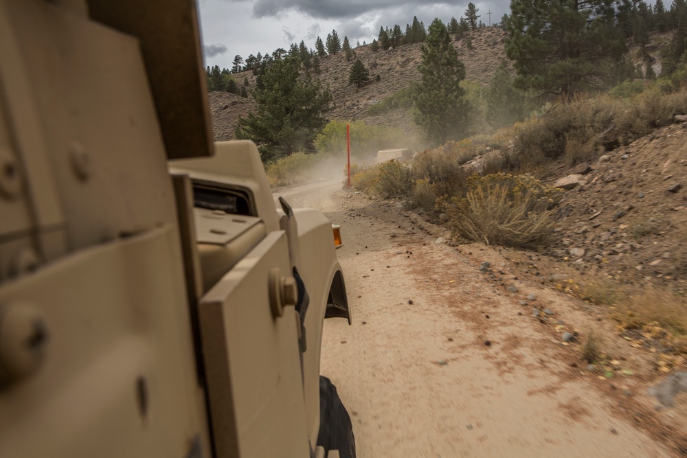 CLB-6 Marines participate in the Mountainous Driver Course at Mountain Warfare Training Center