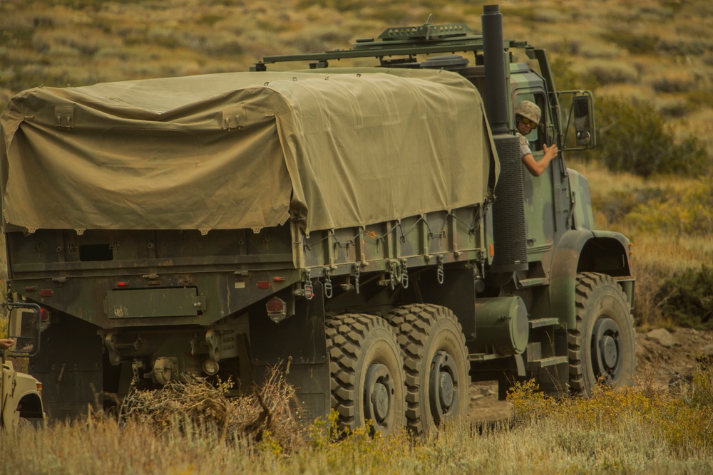 CLB-6 Marines participate in the Mountainous Driver Course at Mountain Warfare Training Center