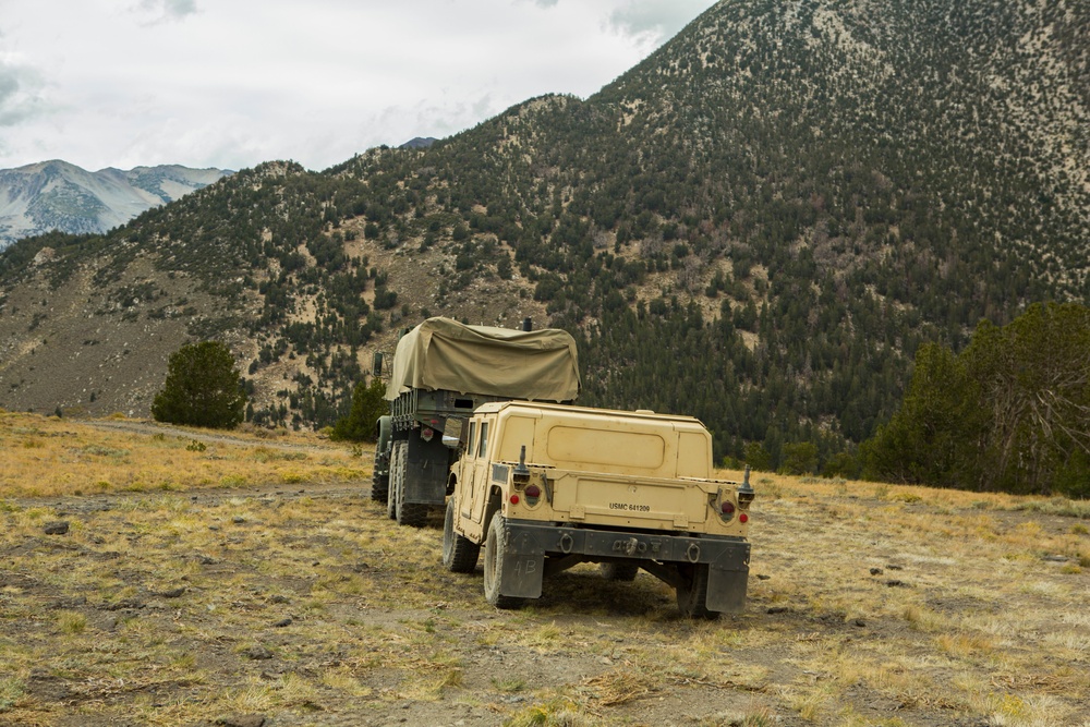 CLB-6 Marines participate in the Mountainous Driver Course at Mountain Warfare Training Center