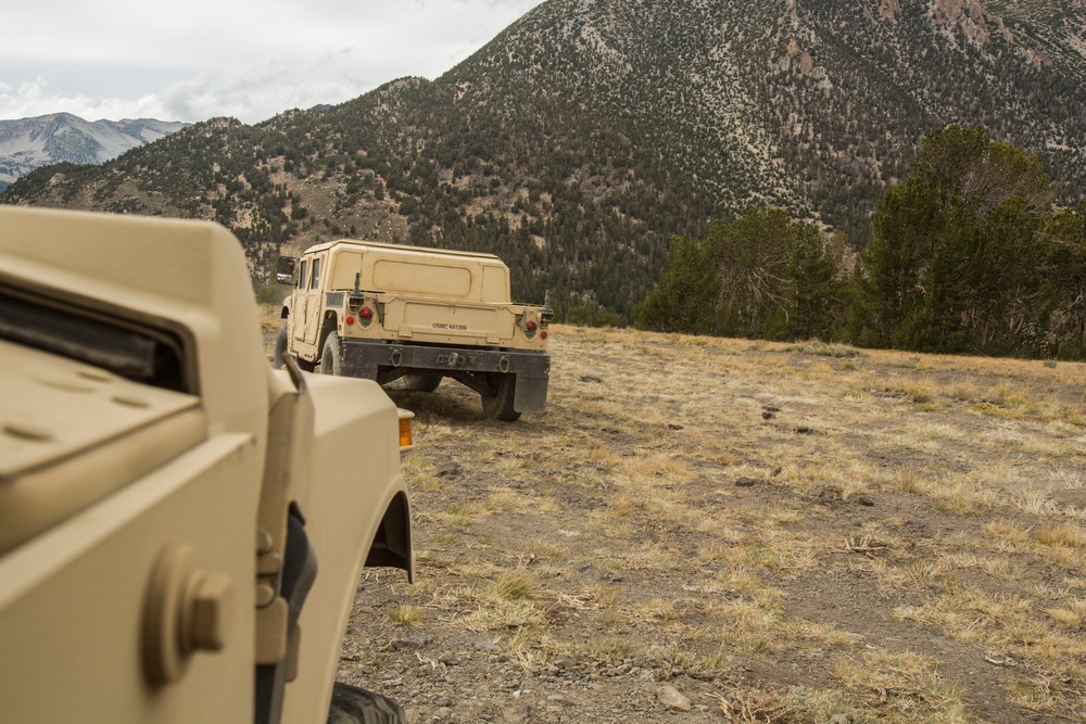 CLB-6 Marines participate in the Mountainous Driver Course at Mountain Warfare Training Center