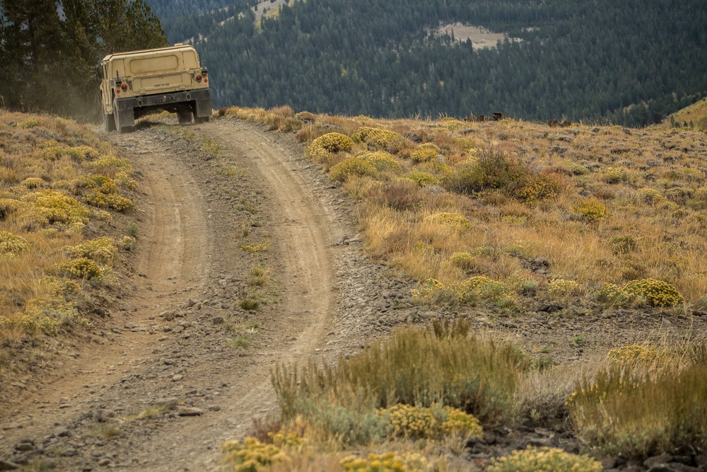 CLB-6 Marines participate in the Mountainous Driver Course at Mountain Warfare Training Center