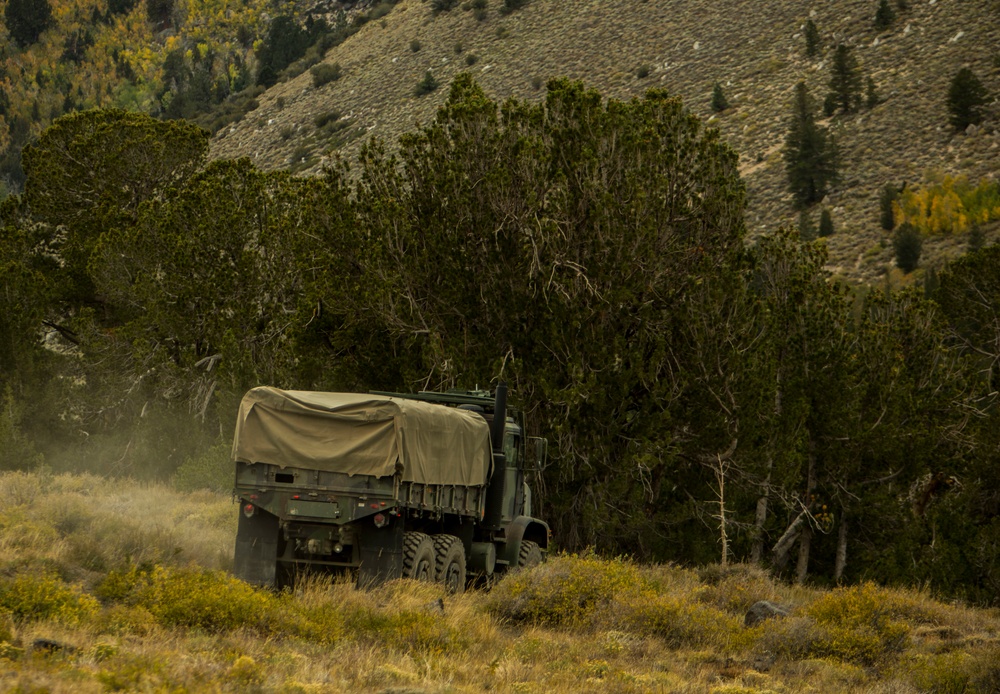 CLB-6 Marines participate in the Mountainous Driver Course at Mountain Warfare Training Center