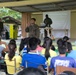 Marines and Sailors teach dental health class to Filipino Children