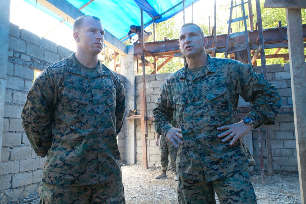 3rd MEB Chief of Staff visits Maoyon Elementary School