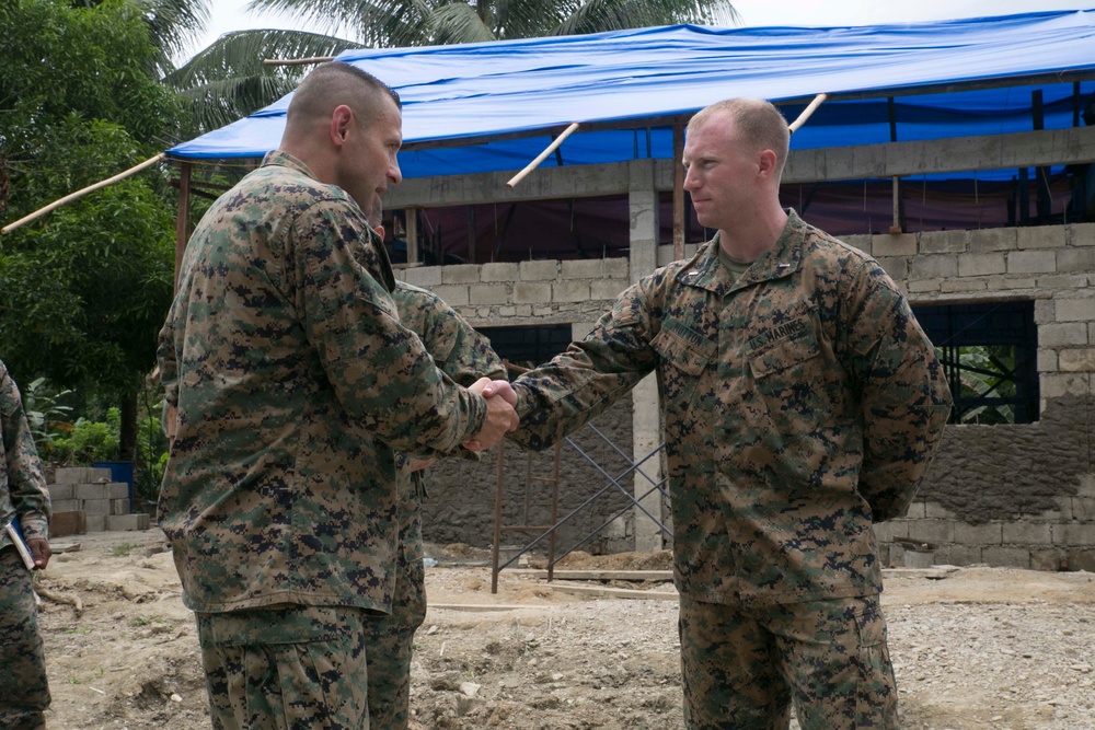 3rd MEB Chief of Staff visits Maoyon Elementary School