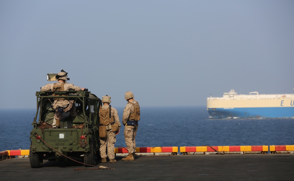 USS Bataan passes through Strait of Hormuz