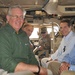 Governors traveling with Brig. Gen. Walker in MRAP