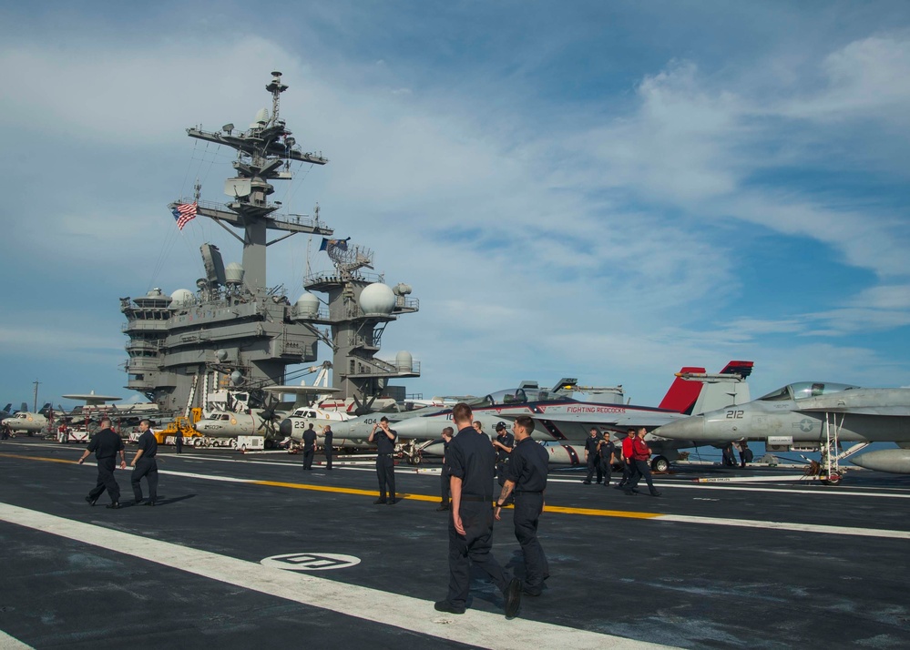 USS Carl Vinson activity