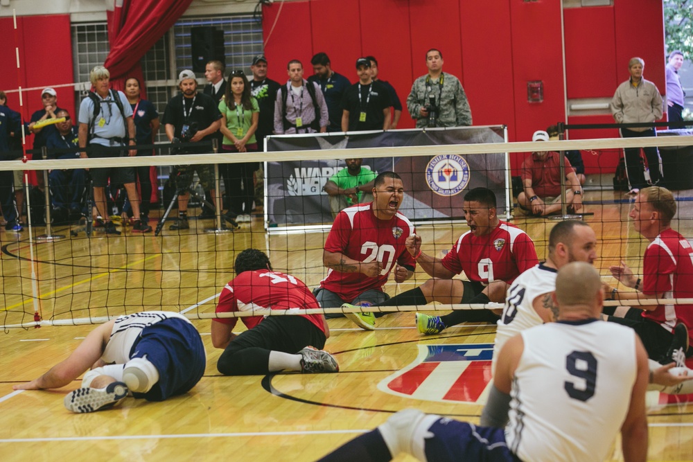 2014 Warrior Games – Sitting Volleyball vs Navy