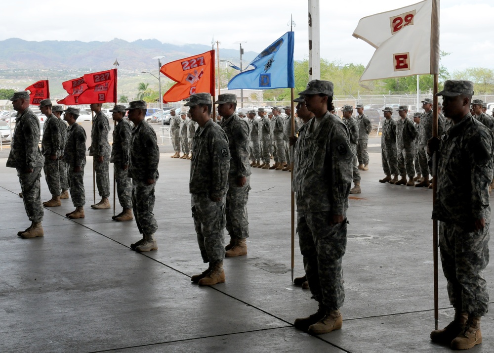 227th Brigade Engineer Battalion activation ceremony