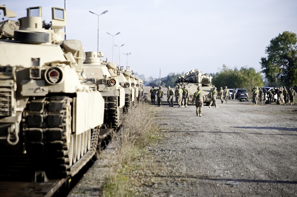 1st Cavalry arrives in Poland