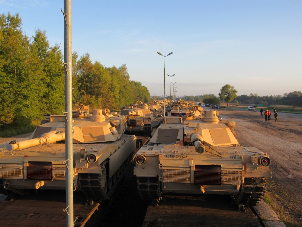 1st Cavalry arrives in Poland