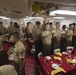 Corporal course Marines hold mess night aboard Mesa Verde