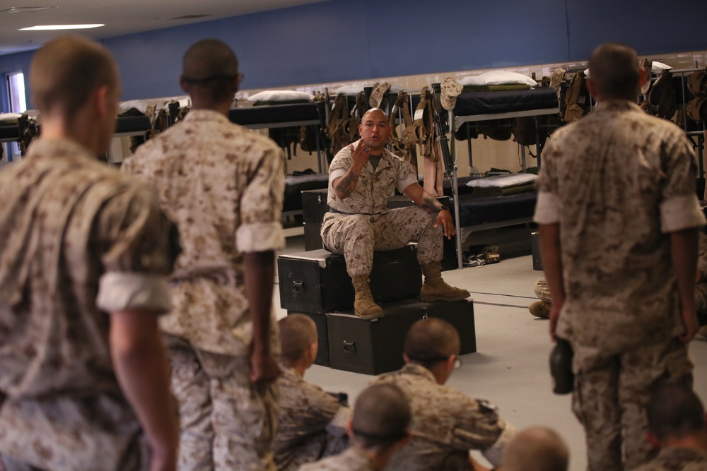 Photo Gallery: Parris Island recruits learn Marine Corps’ core values