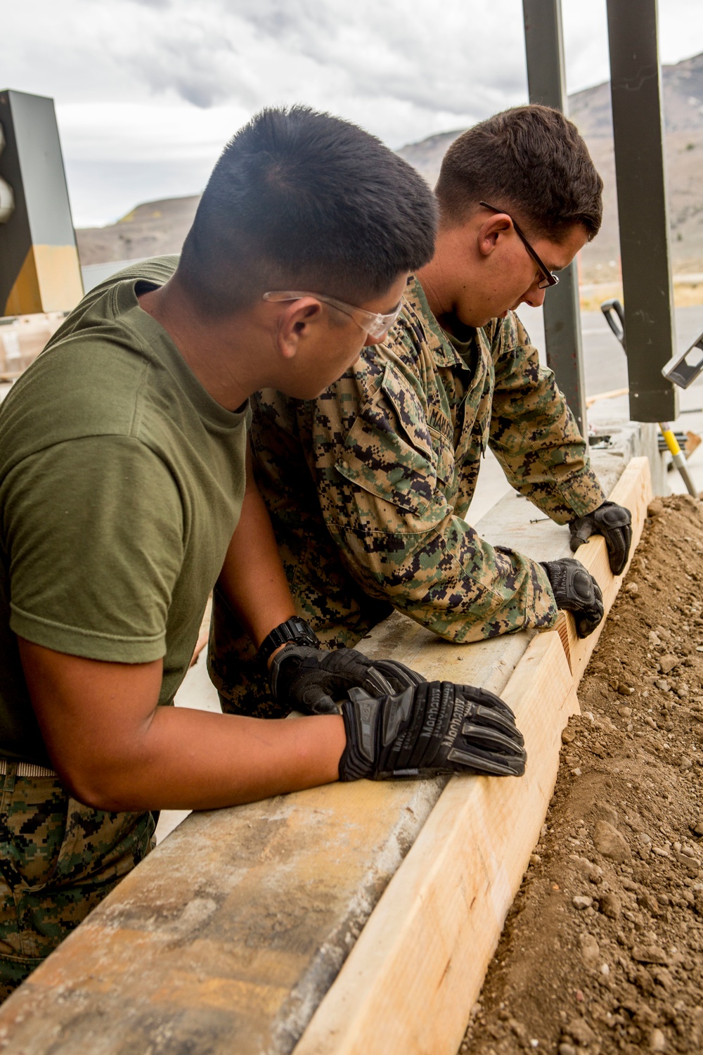 CLB-6 Marines assist construction at Mountain Warfare Training Center