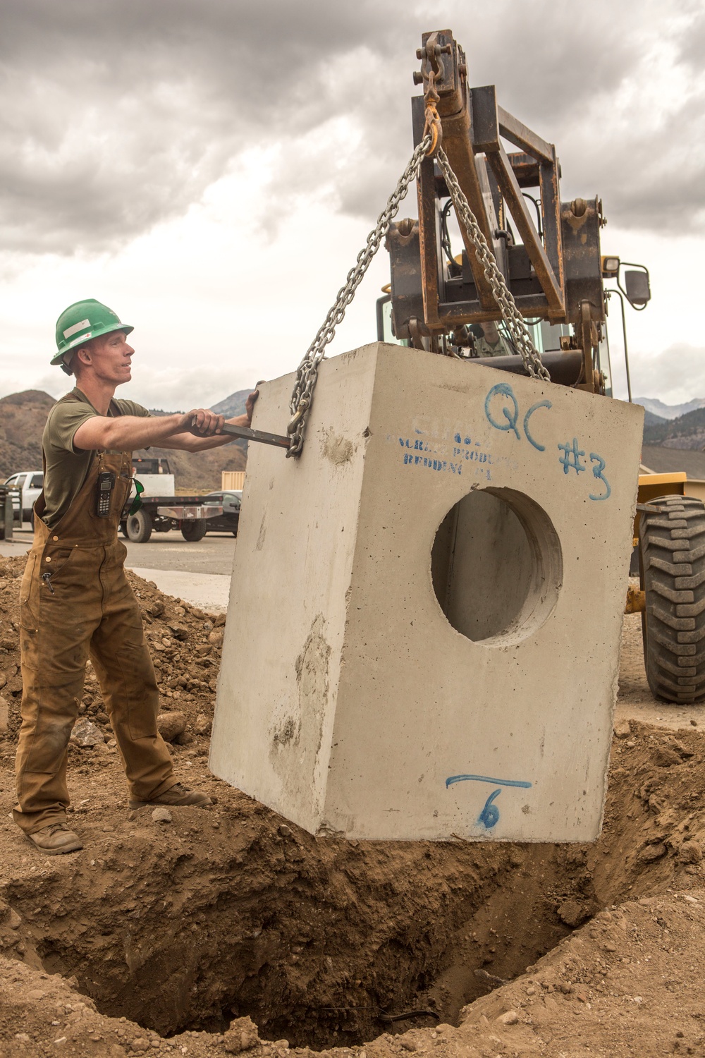 CLB-6 Marines assist construction at Mountain Warfare Training Center