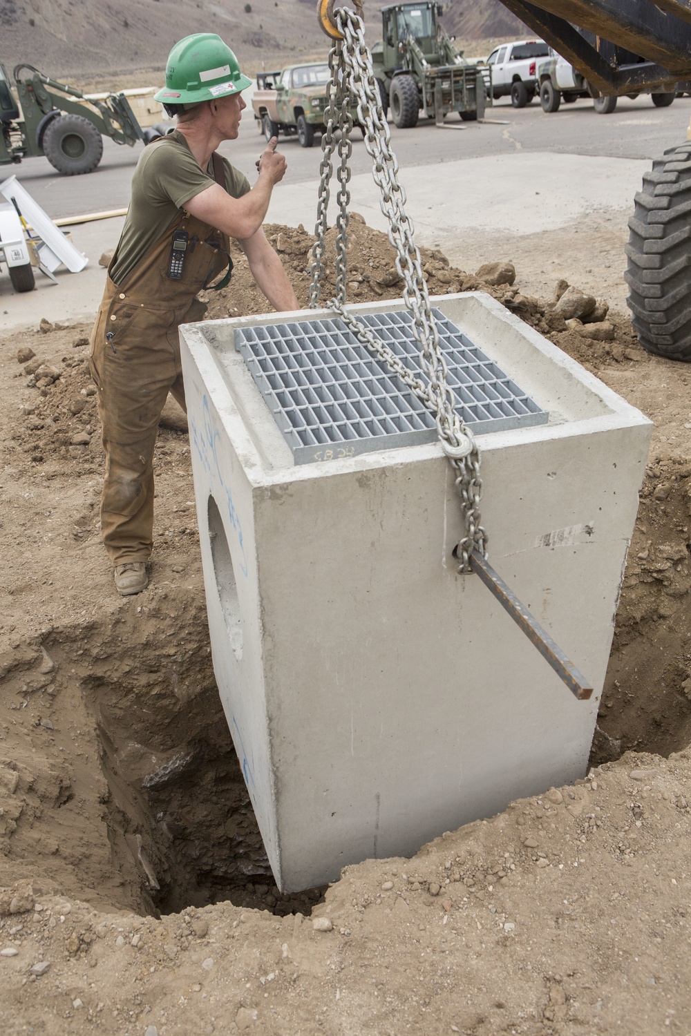 CLB-6 Marines assist construction at Mountain Warfare Training Center