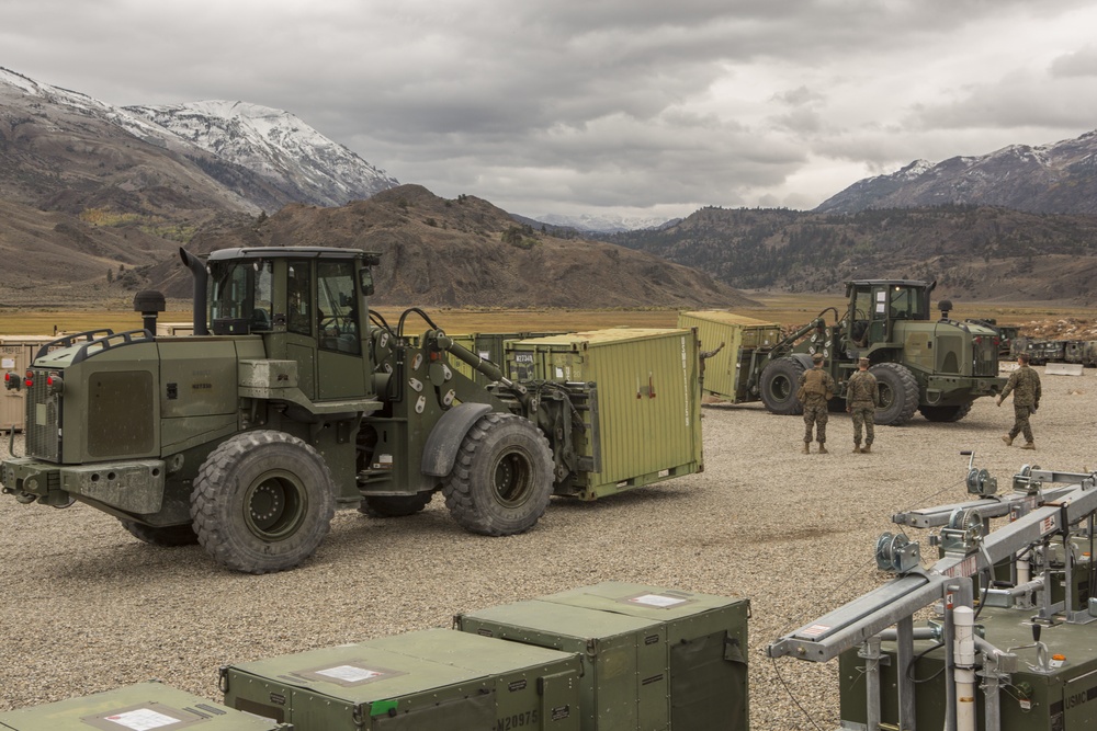 CLB-6 Marines establish Command Operations Center at Mountain Warfare Training Center