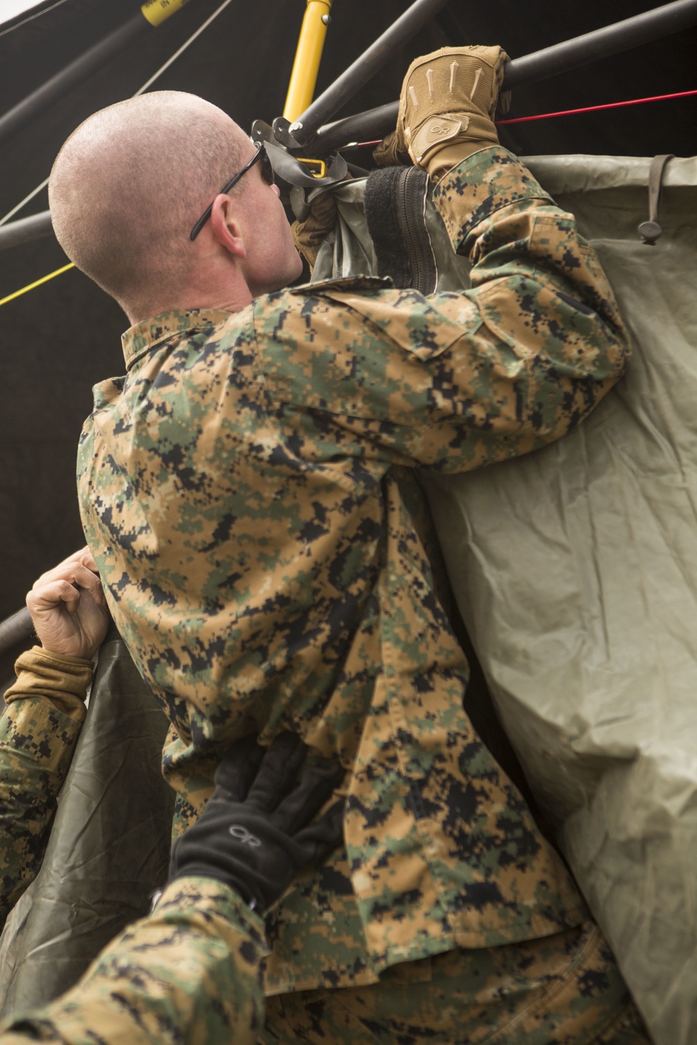 CLB-6 Marines establish Command Operations Center at Mountain Warfare Training Center