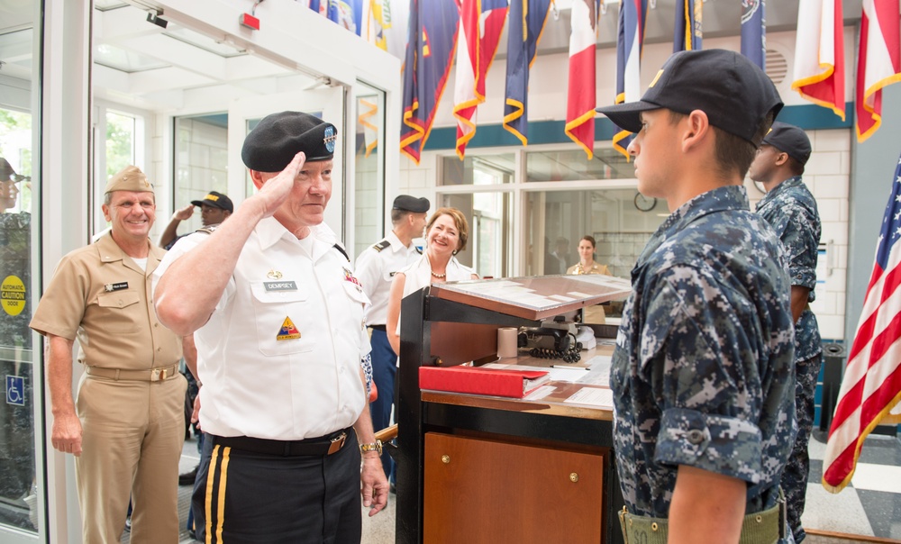 CJCS visits the Navy's Boot Camp