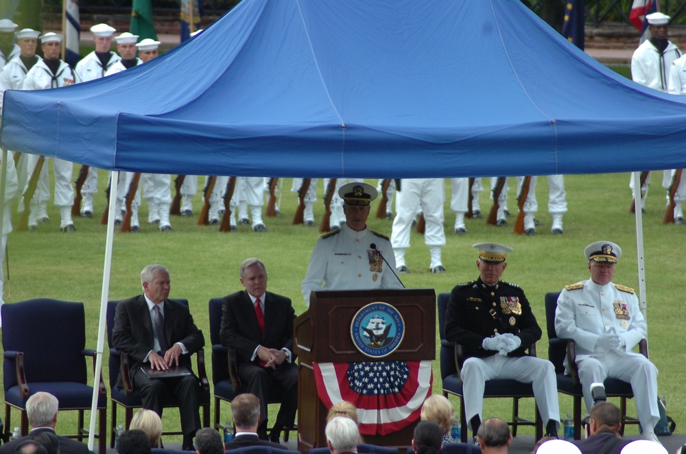 Secretary of the Navy swearing in