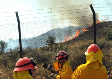 Large brush fire response near Naval Support Activity Souda Bay